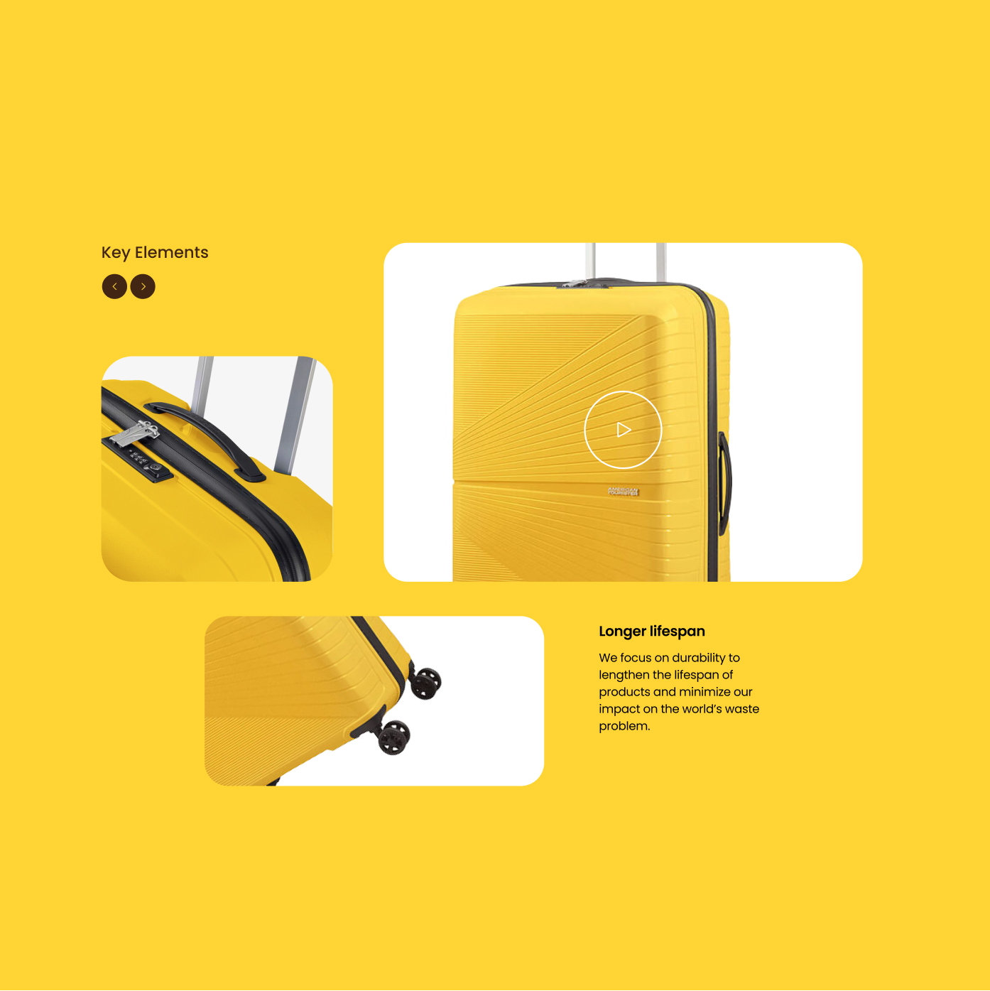 User experience design for one of the leading luggage brands in the world